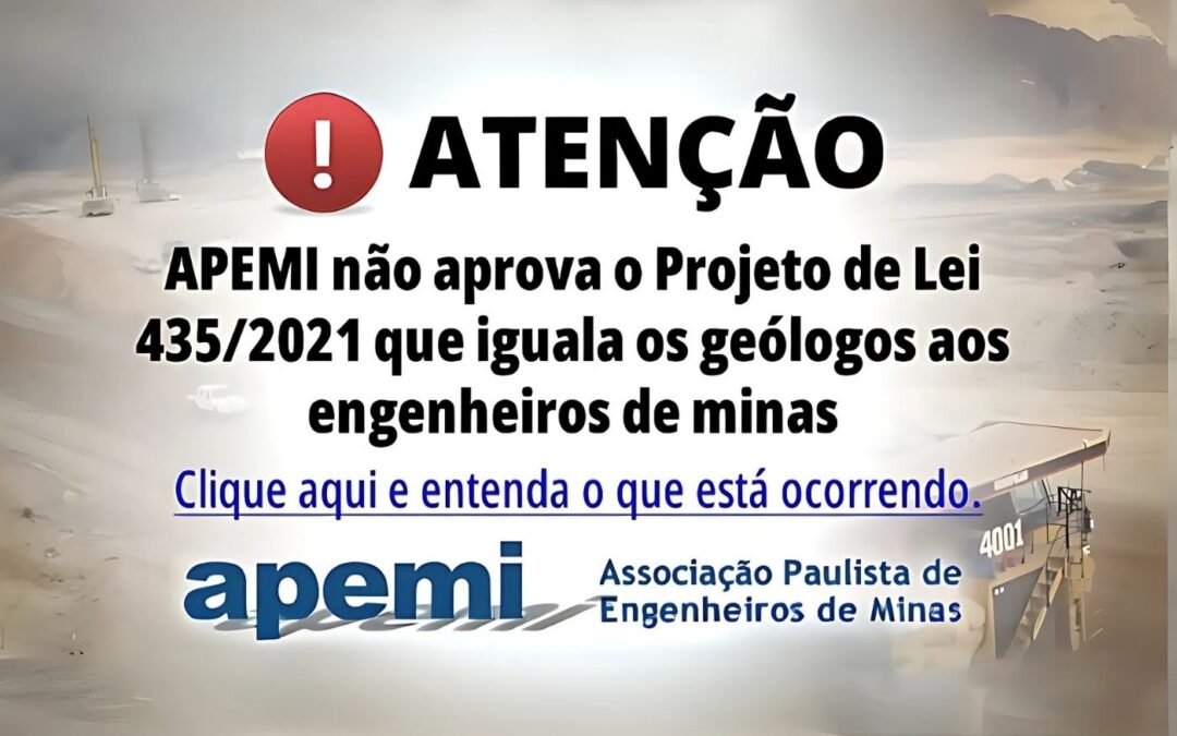 APEMI não aprova o projeto de lei 435/2021